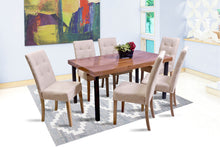 Cargar imagen en el visor de la galería, Comedor Angy 6 Sillas En Madera Y Cubierta De Formica
