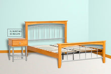 Cargar imagen en el visor de la galería, Cama Matrimonial de Madera de Maple Modelo 741
