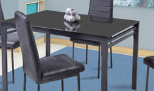 Cargar imagen en el visor de la galería, Comedor Troya 4 Sillas Tubular Y Cubierta De Cristal
